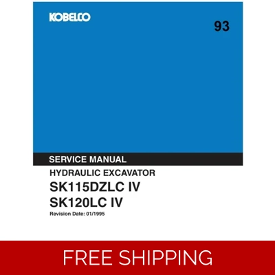 KOBELCO SK115DZLC IV, SK120LC IV SERVICE REPAIR MANUAL KOBELCO SK115DZLC IV, SK120LC IV SERVICE REPAIR MANUAL